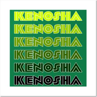 Green Kenosha (Inline) Posters and Art